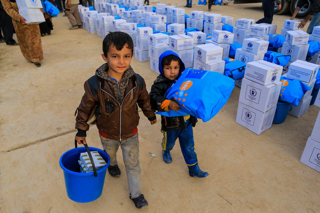 Equipos humanitarios temen por la vida de 750 mil personas en el oeste de Mosul