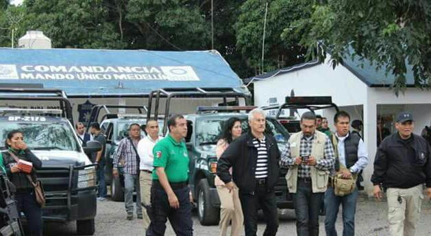 SSP pone a disposición de la FGE a 19 elementos del Mando Único de Medellín  de Bravo vinculados a vandalismo y robo