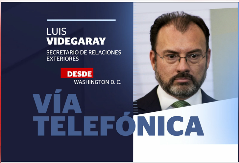 Confirma Videgaray reunión EPN-Trump el martes