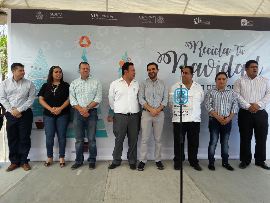 En Boca del Río inicia campaña «Recicla tu Navidad»