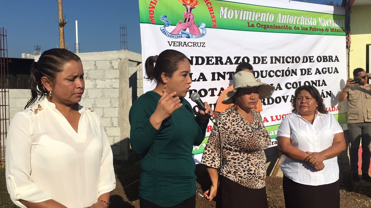 Antorcha Campesina pone obras a fin de mejorar la calidad de vida de sus agremiados