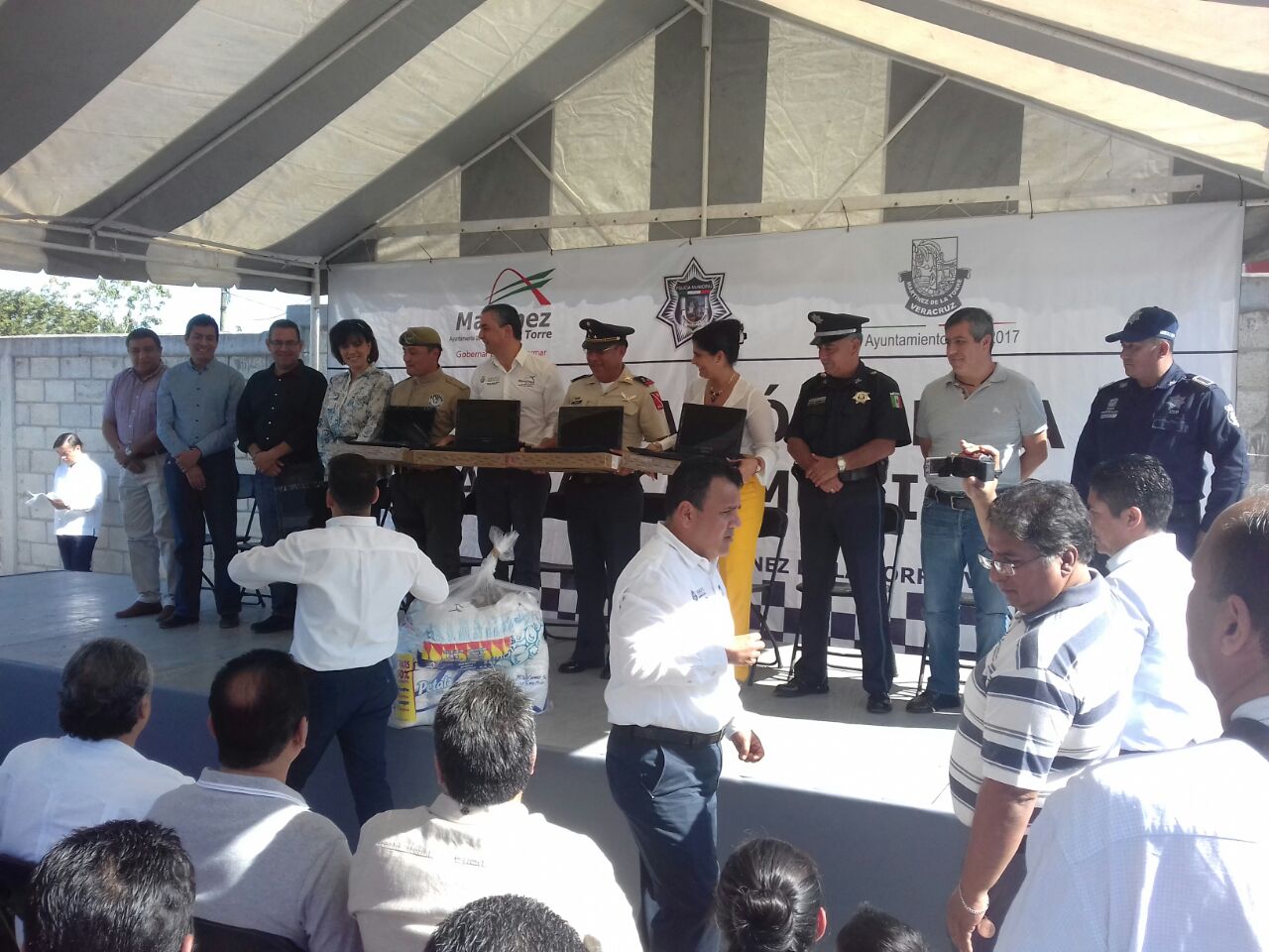 Inauguran comandancia y cárcel en Martínez de la Torre