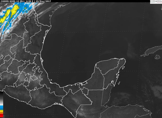 Frente frío No. 25 recorra rápidamente el litoral veracruzano
