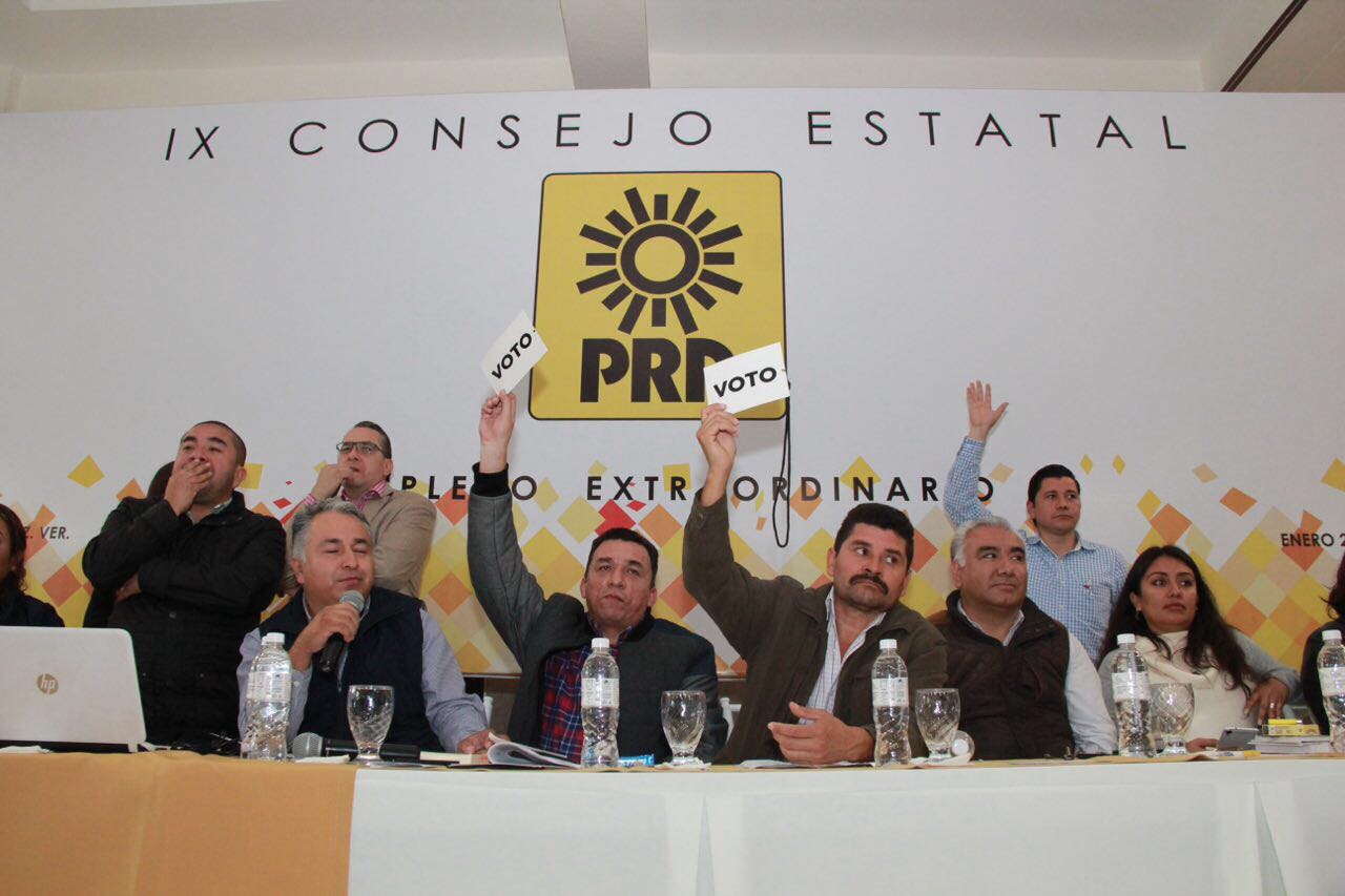 Aprueba PRD Veracruz coalición total con el PAN para elección de este año