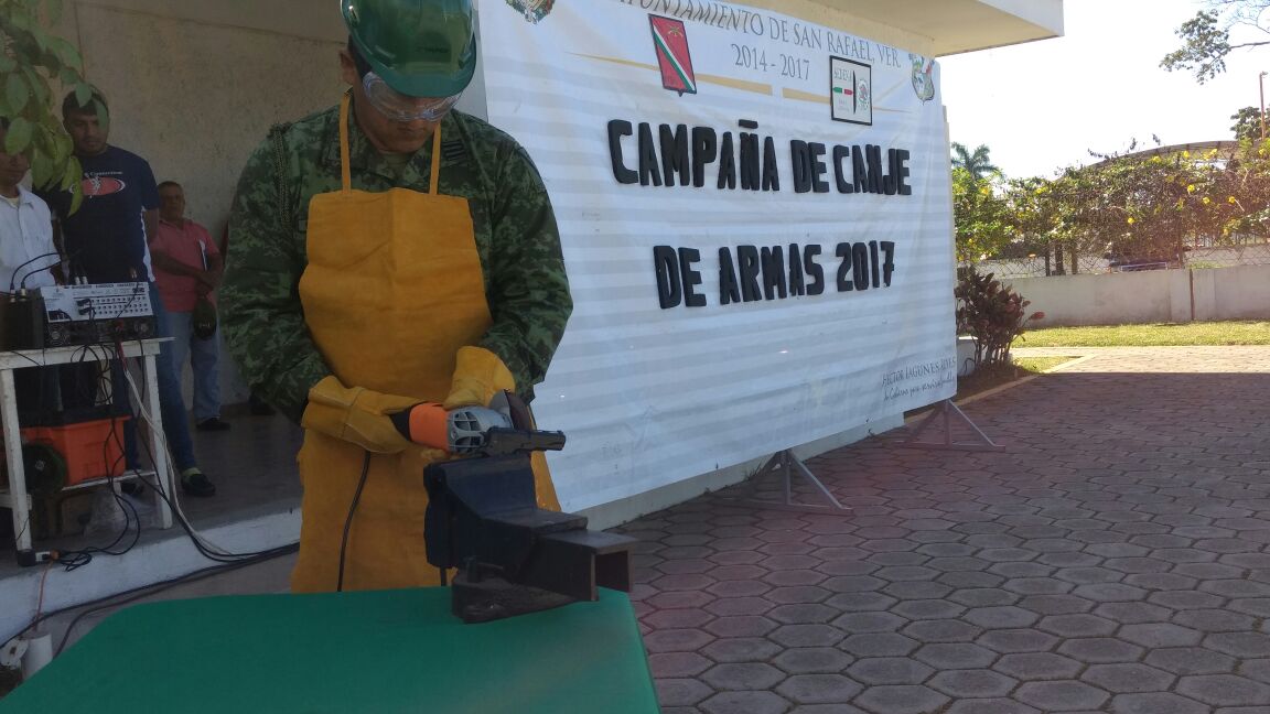 En San Rafael se realiza campaña Canje de Armas