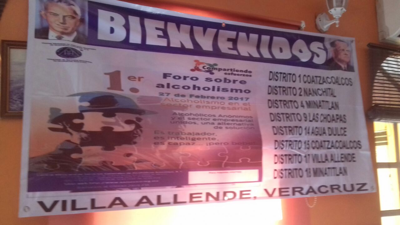 AA invita al primer foro sobre alcoholismo en Villa Allende