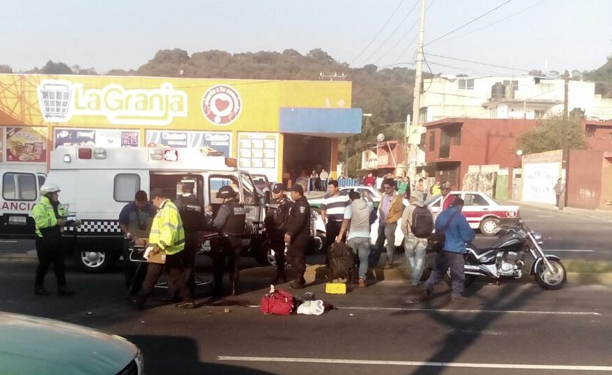 Motociclista lesionado tras chocar con vehículo particular
