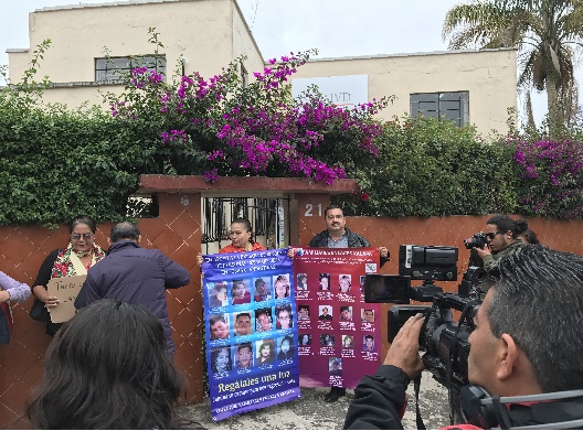 Protestan para demandar respuesta sobre el paradero personas desaparecidas