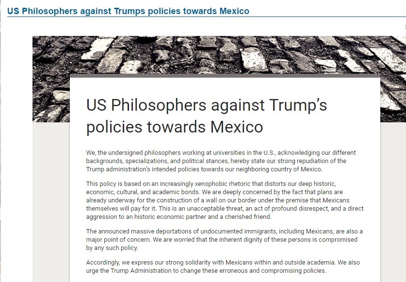 Apoyo de académicos estadounidenses a México