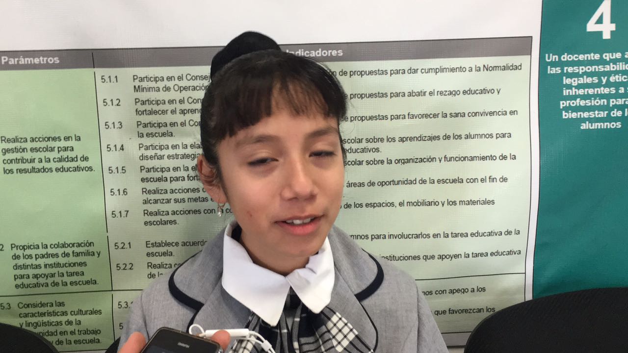 Rinde informe en Córdoba integrante del Parlamento de las Niñas y Niños de México