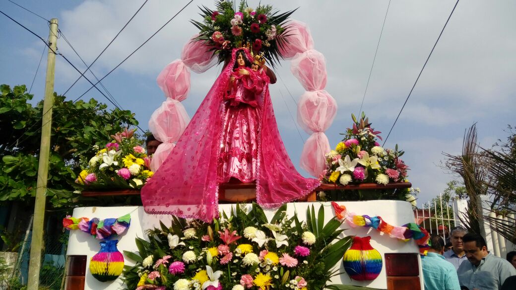 Celebran a Virgen de La Candelaria en Coatzacoalcos