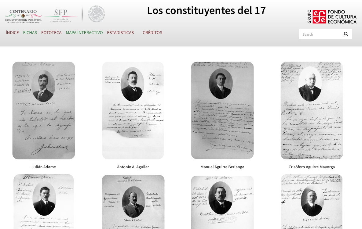 Publican micrositio para conmemorar el centenario de la Constitución de 1917