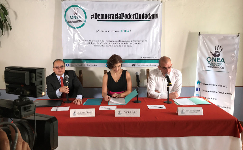 Presenta ONEA iniciativa para potenciar candidaturas independientes y revocación de mandato