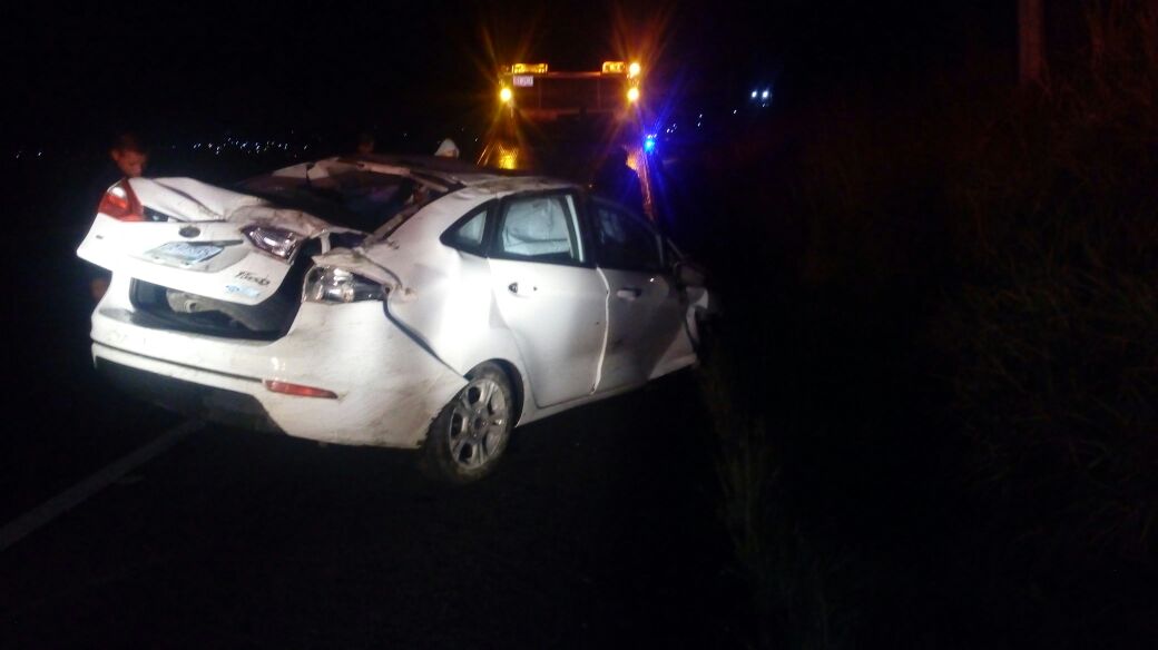 Por exceso de velocidad, vuelca auto en carretera Xalapa-Veracruz