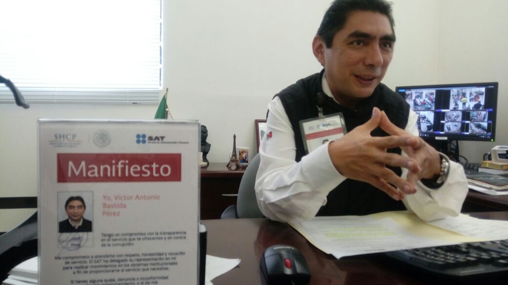 SAT del sur de Veracruz invita a los contribuyentes a cumplir con la Declaración Anual