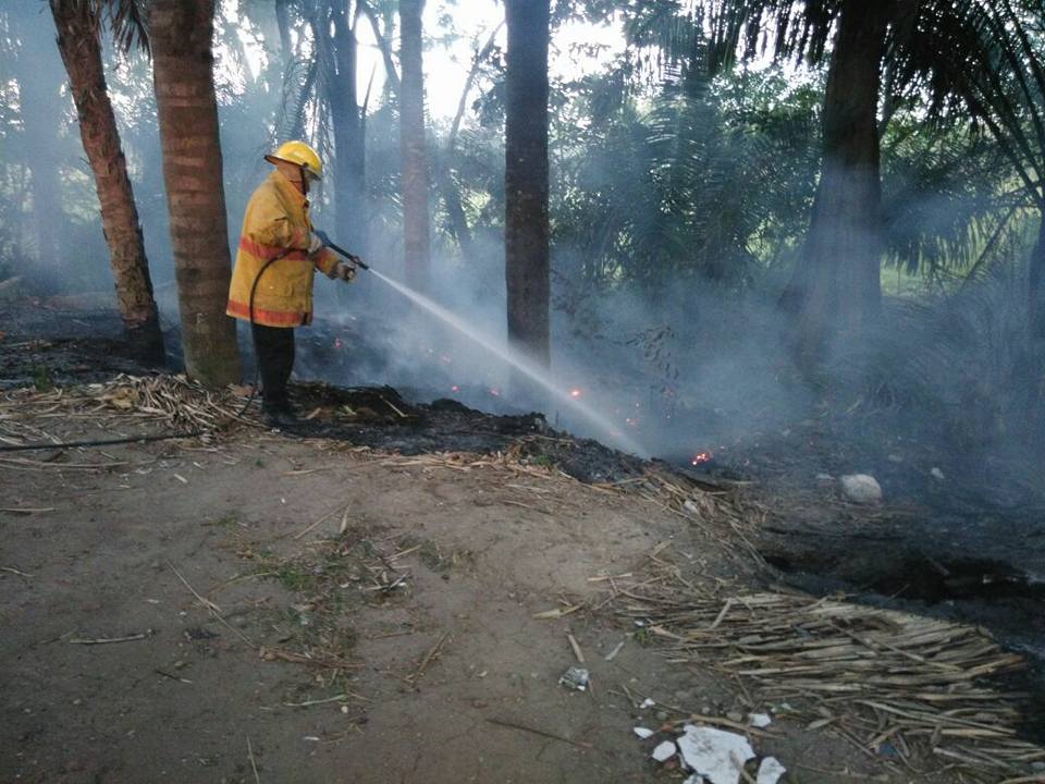 Bomberos de Tierra Blanca en alerta por altas temperaturas