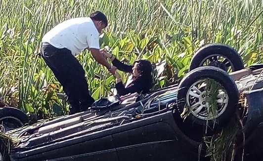 Se registra accidente en la carretera Coatzacoalcos-Minatitlán