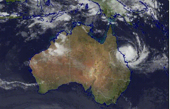 Ciclón Debbie ataca la costa de Australia