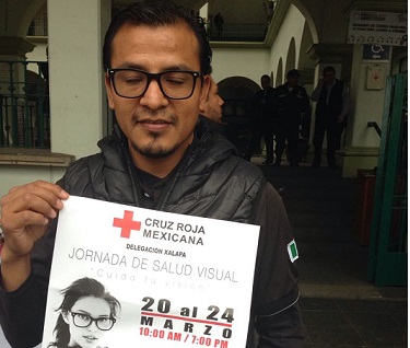 Cruz Roja Xalapa realizará jornada de salud visual «Cuida tu visión»