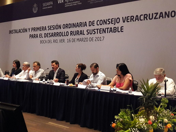 Instalan Consejo Veracruzano para el Desarrollo Sustentable del campo