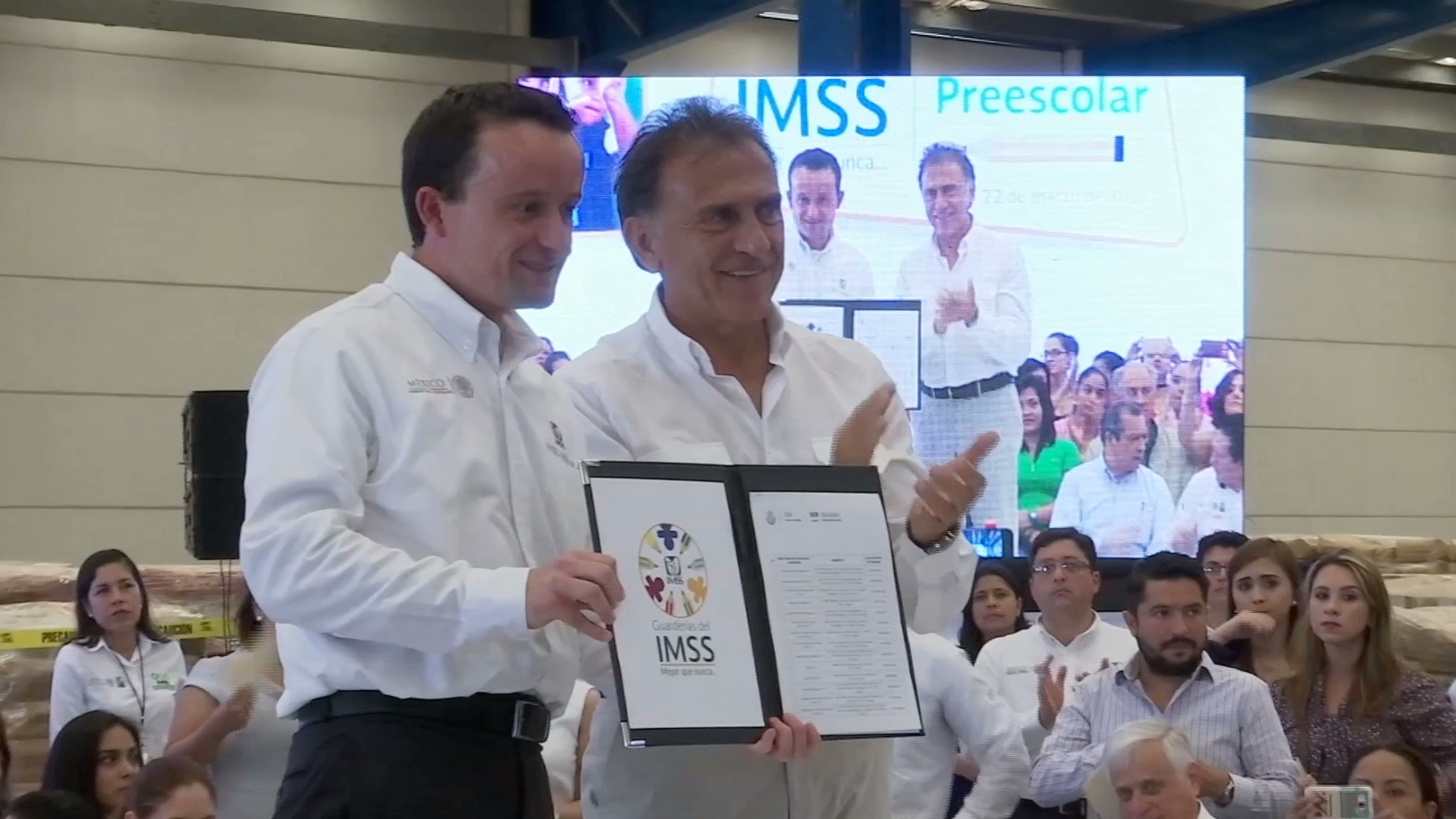 Convenio entre IMSS y Gobierno de Veracruz beneficiará a siete mil niños