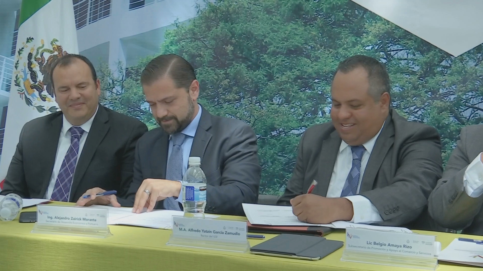 Firman SEDECOP e IUV convenio de colaboración