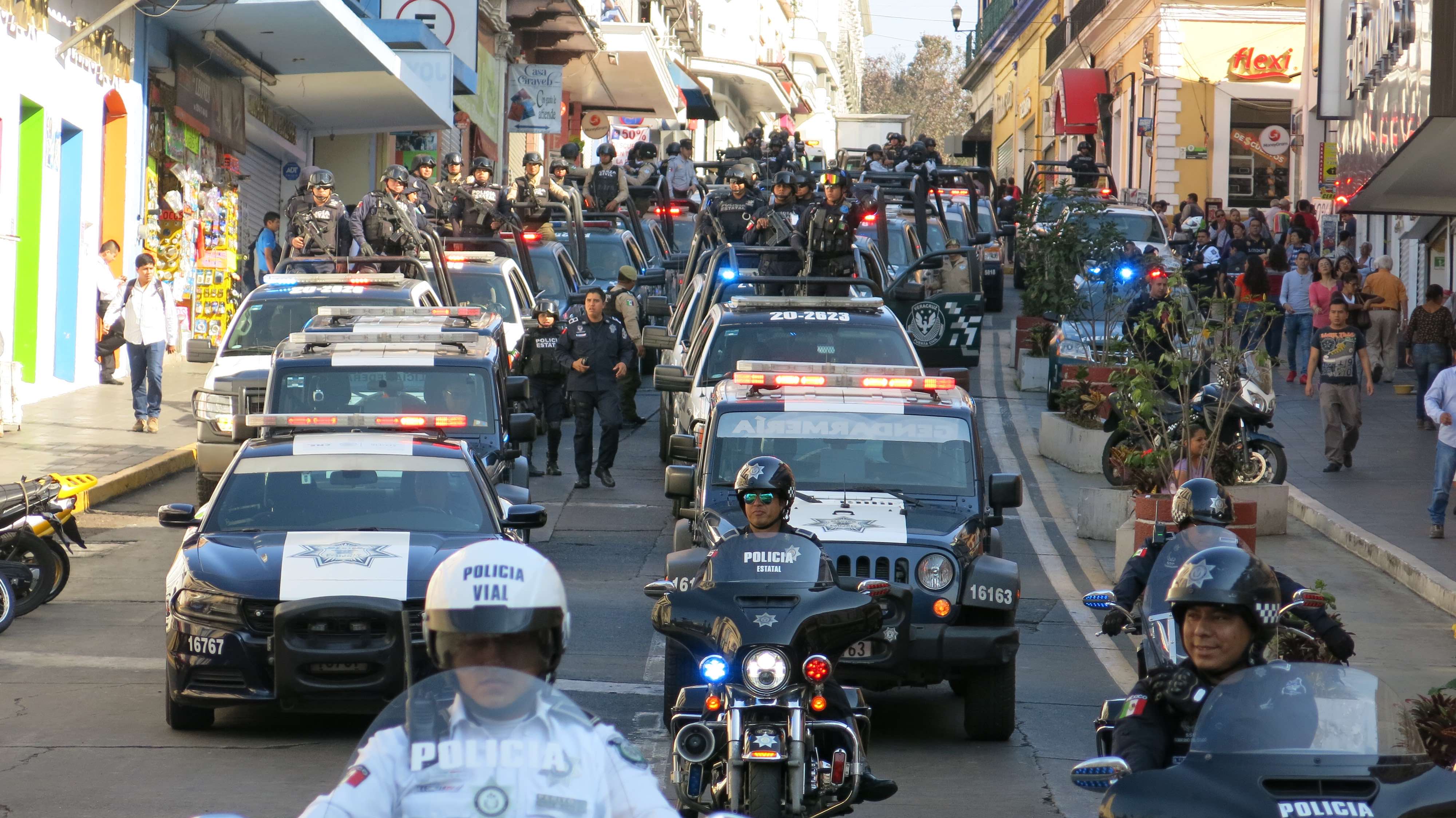 Llega la Gendarmería Nacional a Xalapa