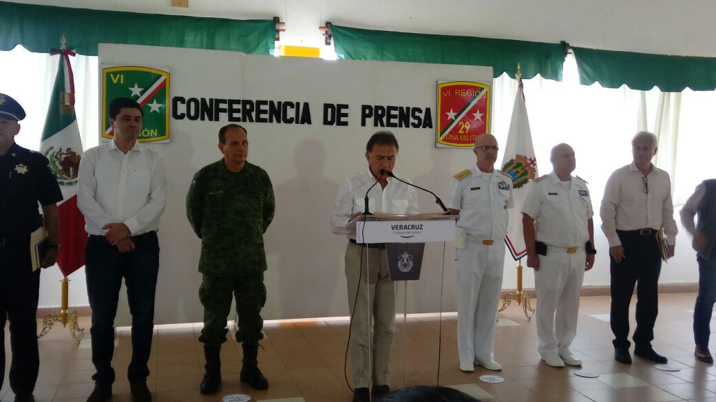 Gobernador anuncia reforzamiento de seguridad para zona sur del estado