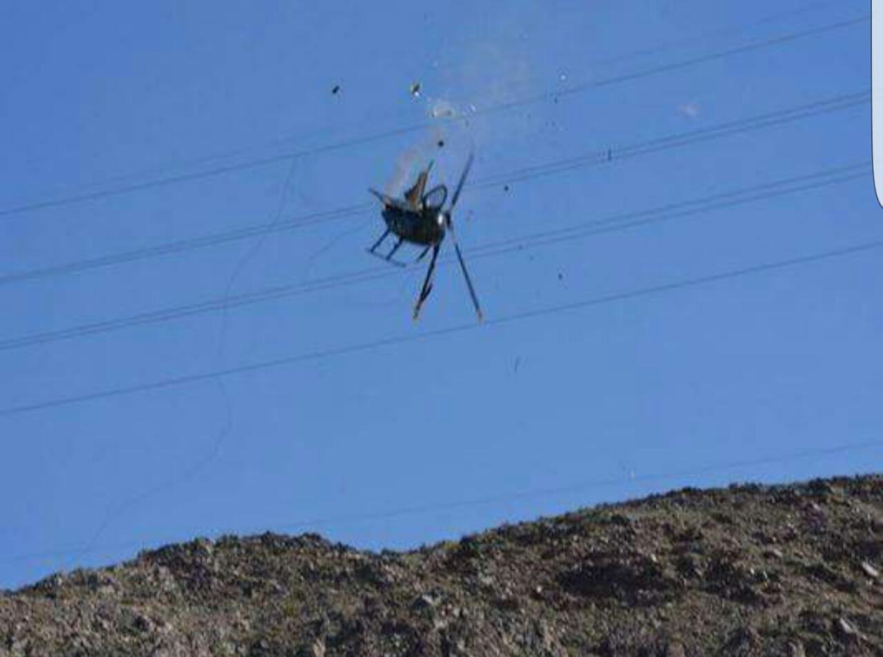 Cuatro muertos por caída de helicóptero de Policía Preventiva en Baja California