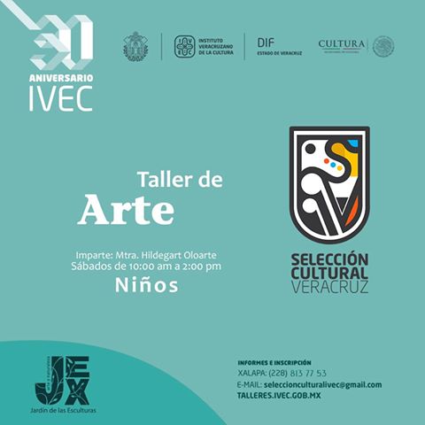 Inicia taller de arte para niños en el Jardín de las Esculturas