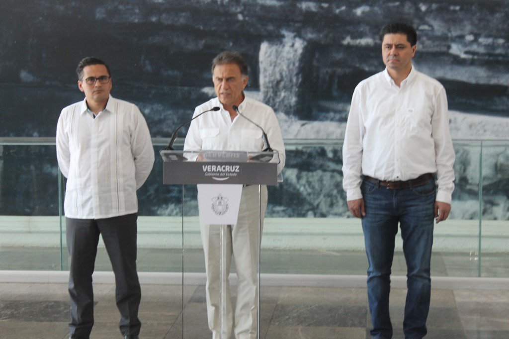 Gobernador Yunes cumple su promesa de que Javier Duarte sería detenido