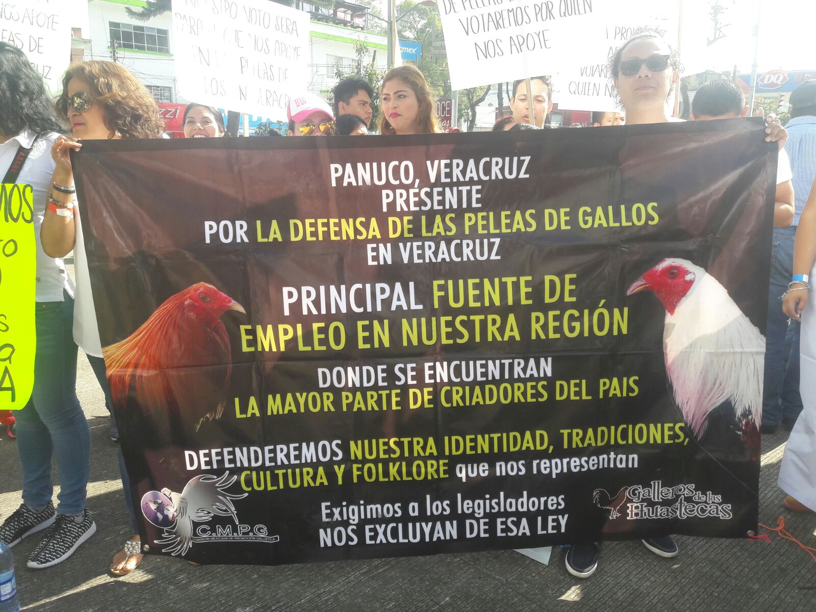 Galleros de Veracruz defienden las peleas de gallos