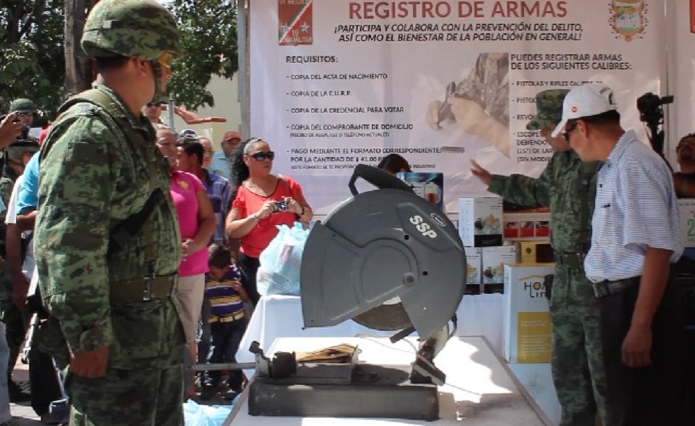 En Pánuco se pone en marcha la campaña de Canje de Armas 2017