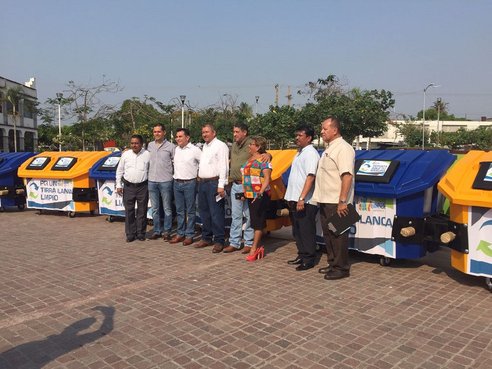 En Tierra Blanca instalarán contenedores de basura en diferentes puntos de la ciudad