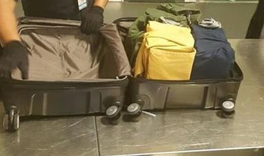 Detiene la Policía Federal en el aeropuerto capitalino a mujeres con 48 kilos de cocaína