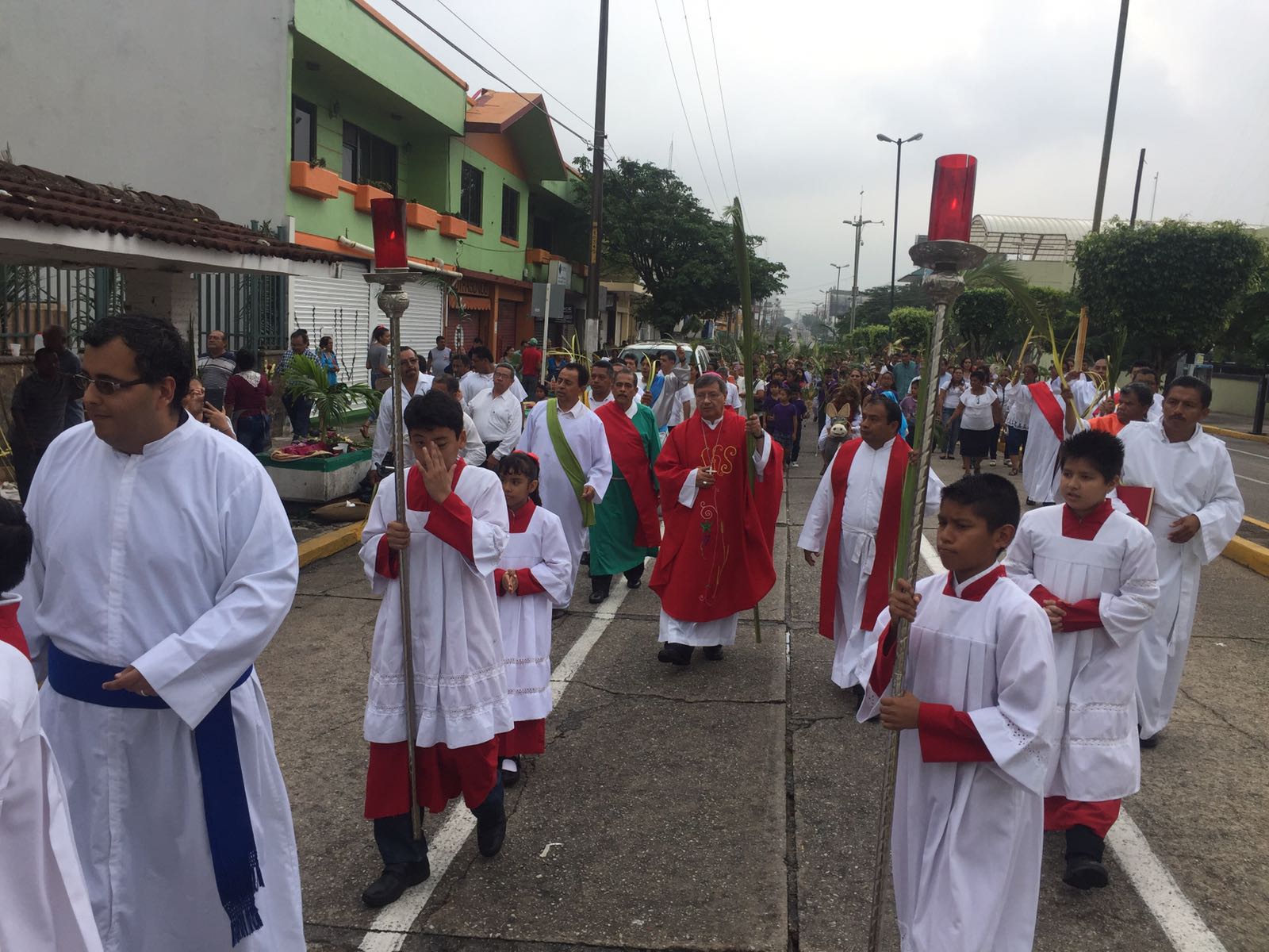 Católicos celebraron el Domingo de Ramos en Coatzacoalcos