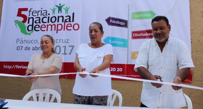 Ofertaron 500 vacantes en Quinta Feria del Empleo en Pánuco
