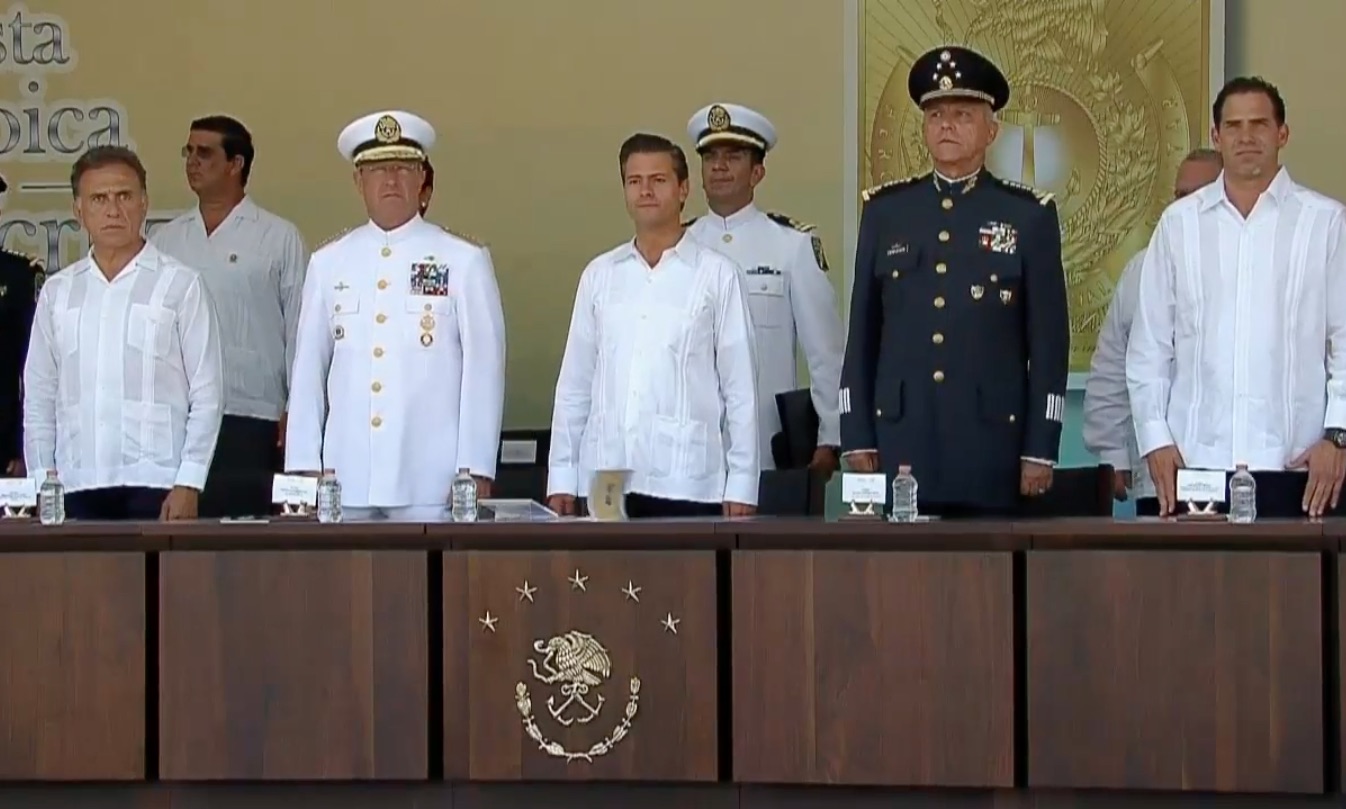 Reitera Peña Nieto su apoyo al gobernador Yunes para combatir la impunidad