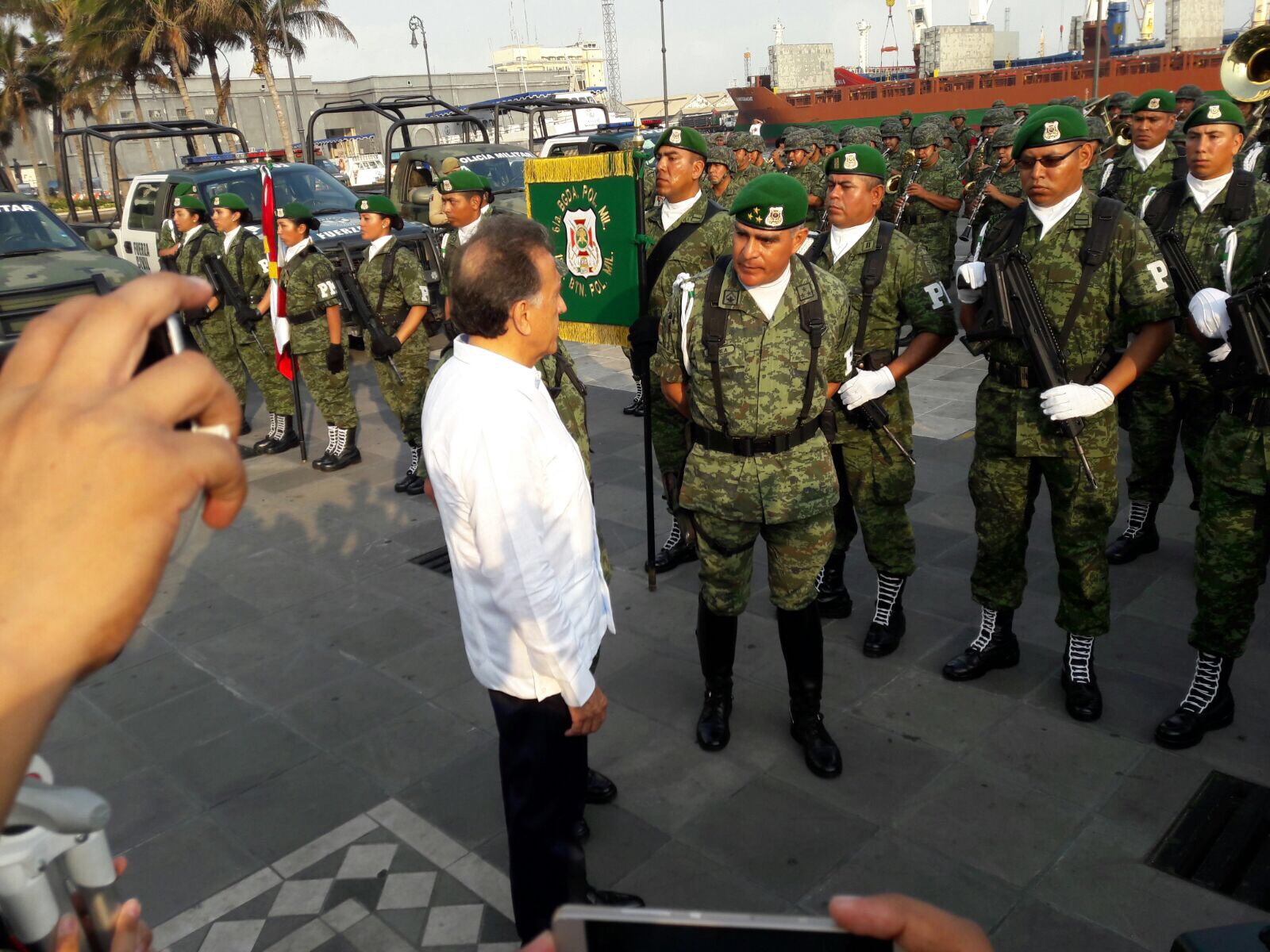 Policía Militar llega a Veracruz
