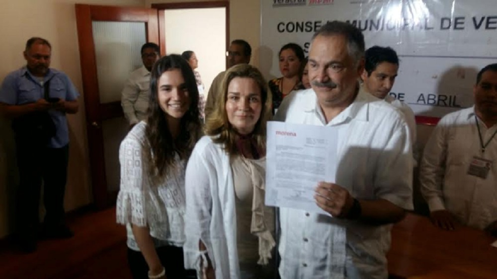 Se registra Ricardo Exsome Zapata como candidato a la alcaldía de Veracruz por Morena