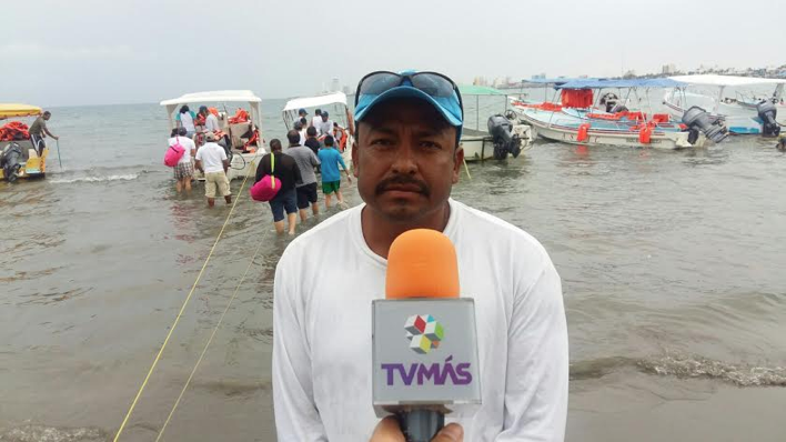 Playa Villa del Mar, uno de los lugares más visitados en el Puerto Veracruz