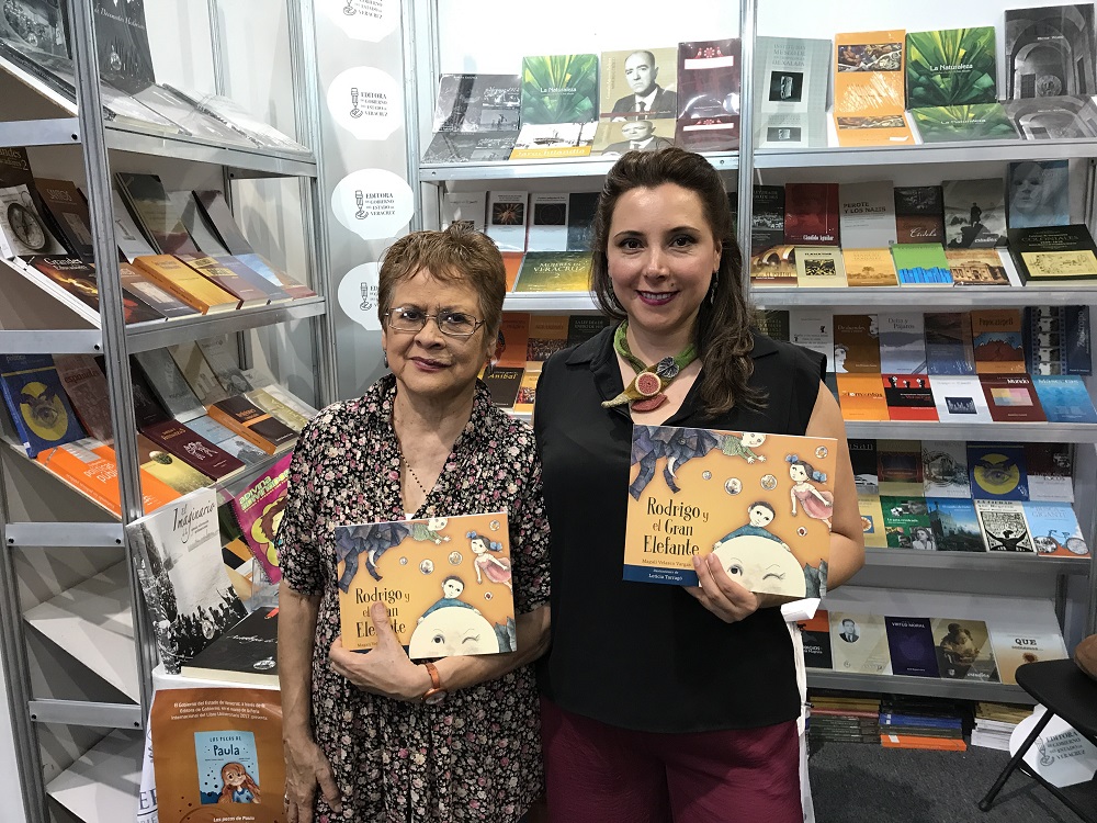 Magali Velasco Vargas y Leticia Tarragó presentarán su libro «Rodrigo y el gran elefante»