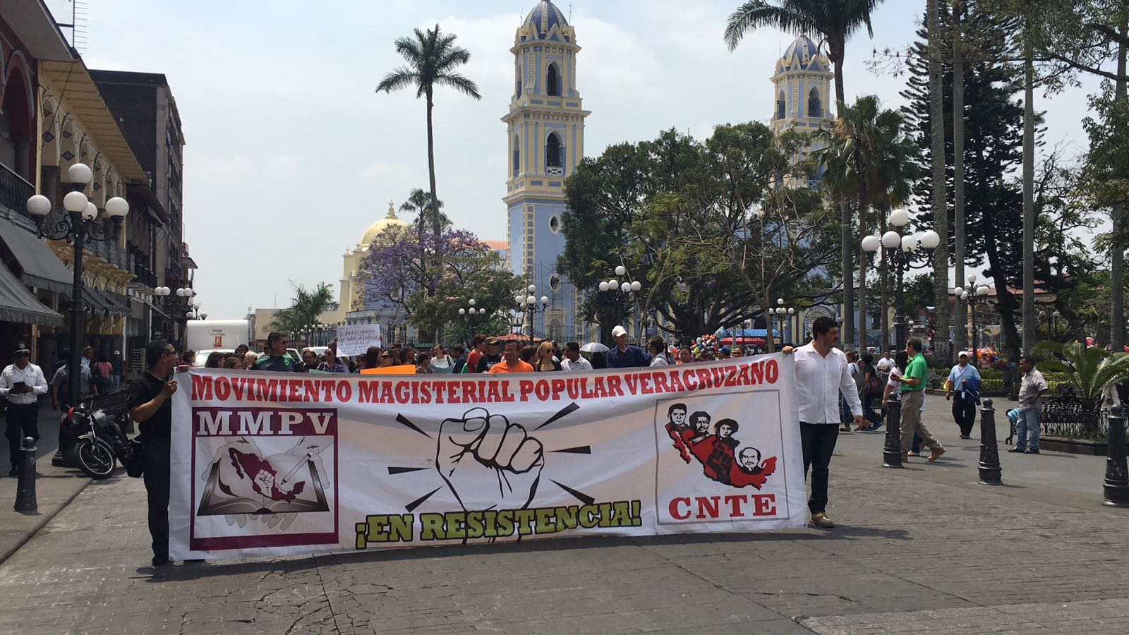 Marcha el MMPV en Córdoba por muestre de maestros