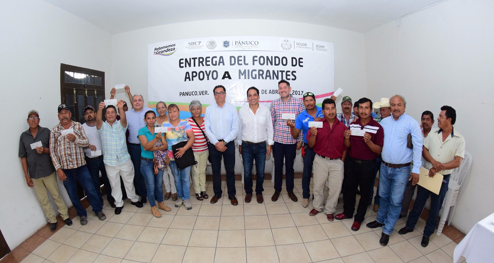 Entregan recursos para proyectos productivos a panuquenses que regresaron de Estados Unidos