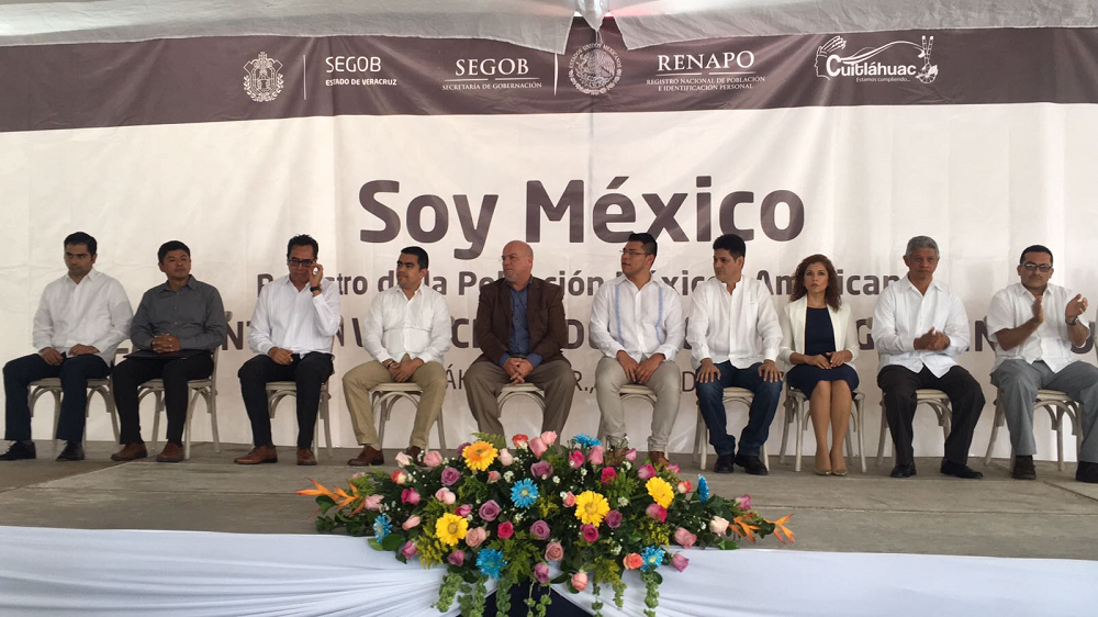 «Soy México», programa del Registro Civil de Veracruz para registrar a repatriados