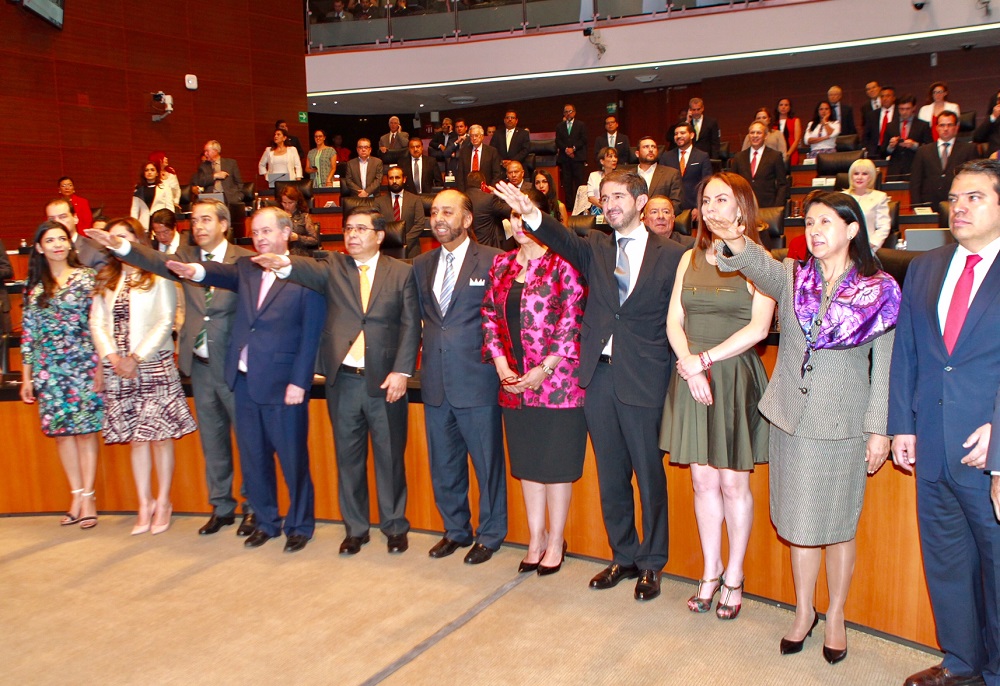 Ratifica el Senado a 19 diplomáticos; SRE alcanza 98 por ciento de cobertura en el exterior