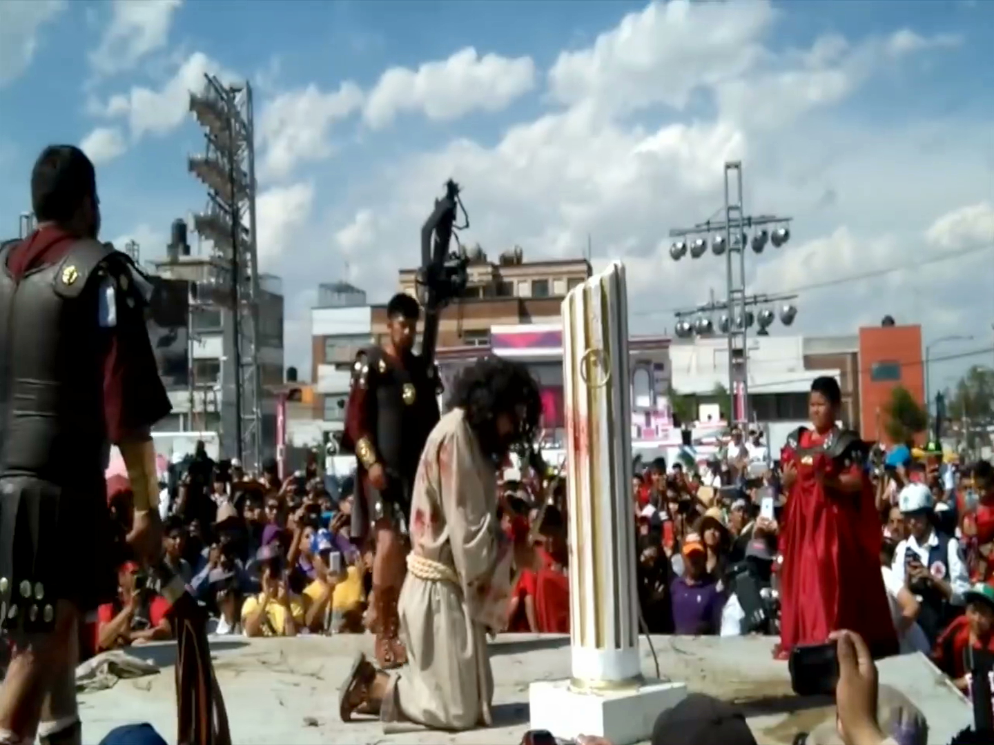 Viacrucis, sincretismo en Semana Santa