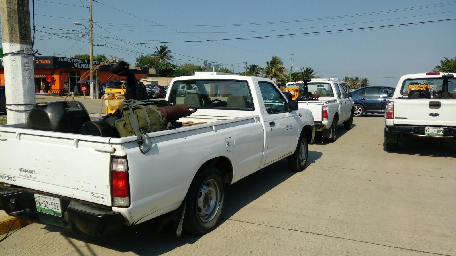Vectores de Coatzacoalcos piden combustible para trabajar