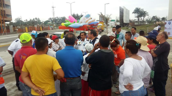 Por periodo vacacional se abrió circuito de vehículos en el bulevar Vicente Fox en Boca del Río