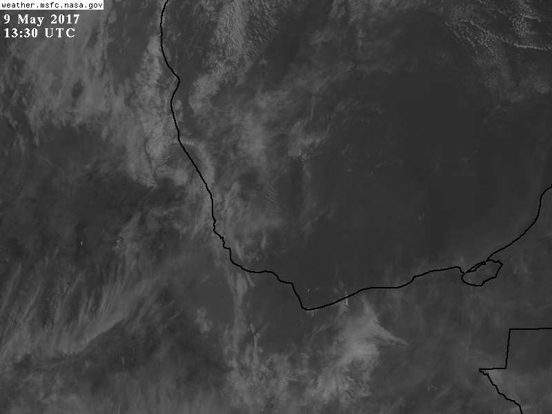 Ambiente estable con cielo despejado a medio nublado domina en Veracruz